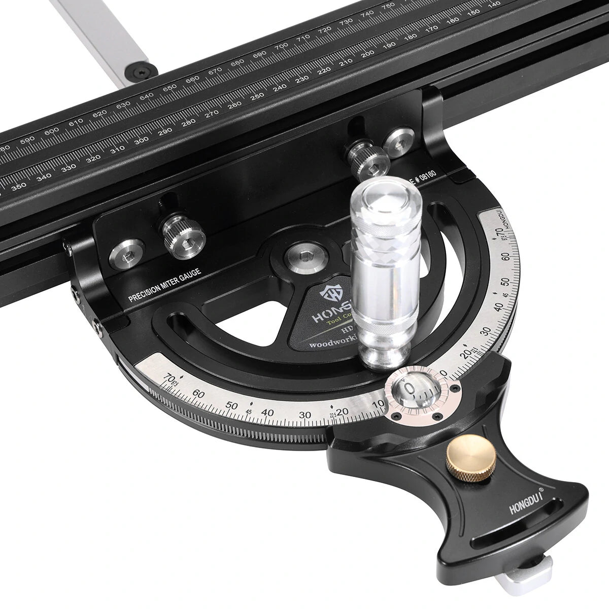 Precision Miter Gauge with Extended Fence