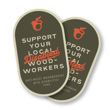 Capsule Shape KMWDF Fundraiser Sticker