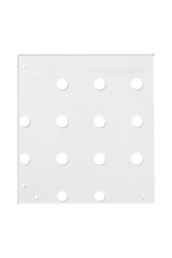 3x3 Custom Dog Hole Router Template
