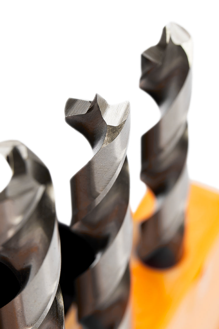 KM Tools Negative Rake Brad Point Drill Bit Set