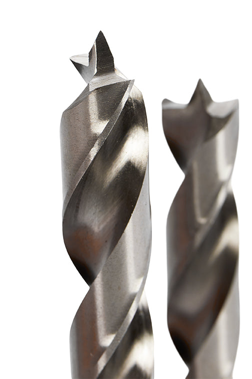 KM Tools Negative Rake Brad Point Drill Bit Set
