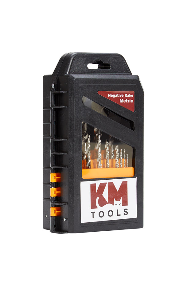KM Tools Negative Rake Brad Point Drill Bit Set