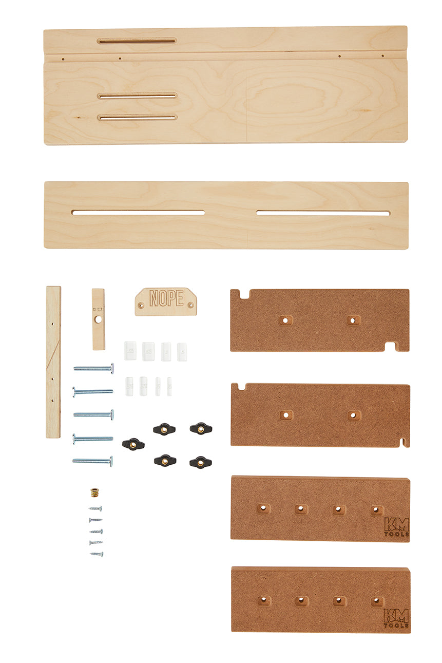 KM Tools Universal Box Joint Jig for Table Saws