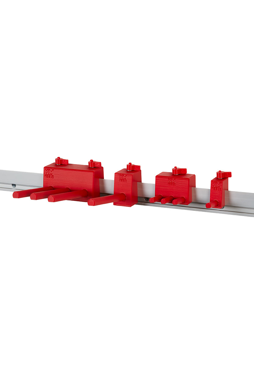Universal Router Bit and Wrench Storage Tray