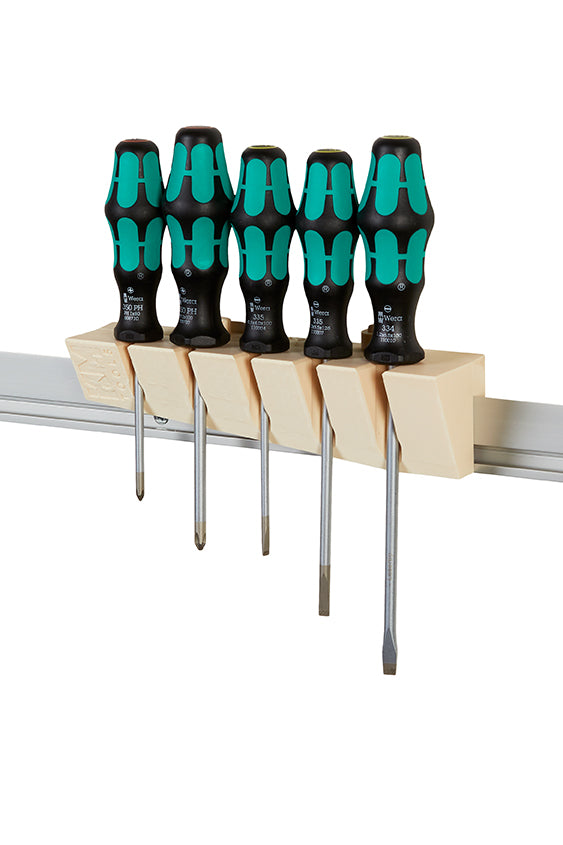 Magnetic Slotted Tool Holder - Screwdrivers, T-Handles and More