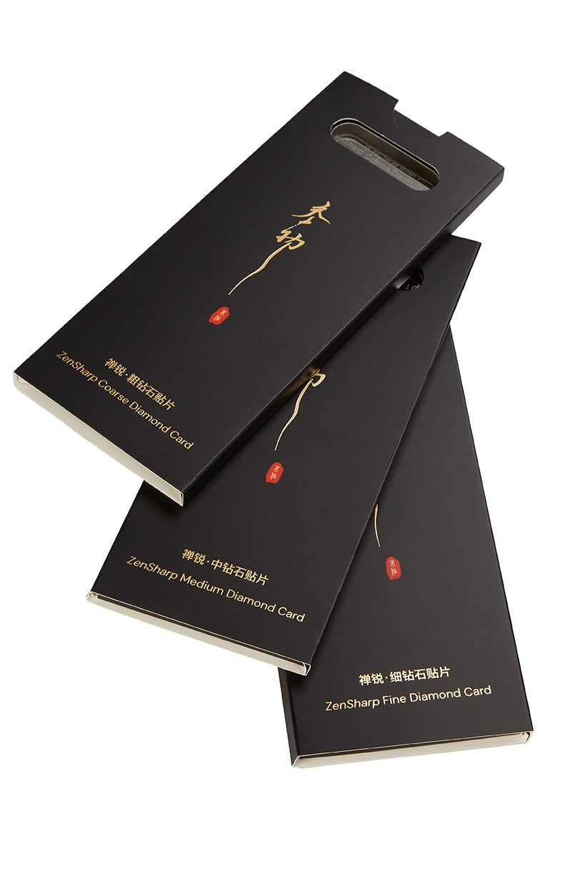 Zen-Wu ZenSharp Coarse, Medium & Fine Diamond Card (3 pcs)