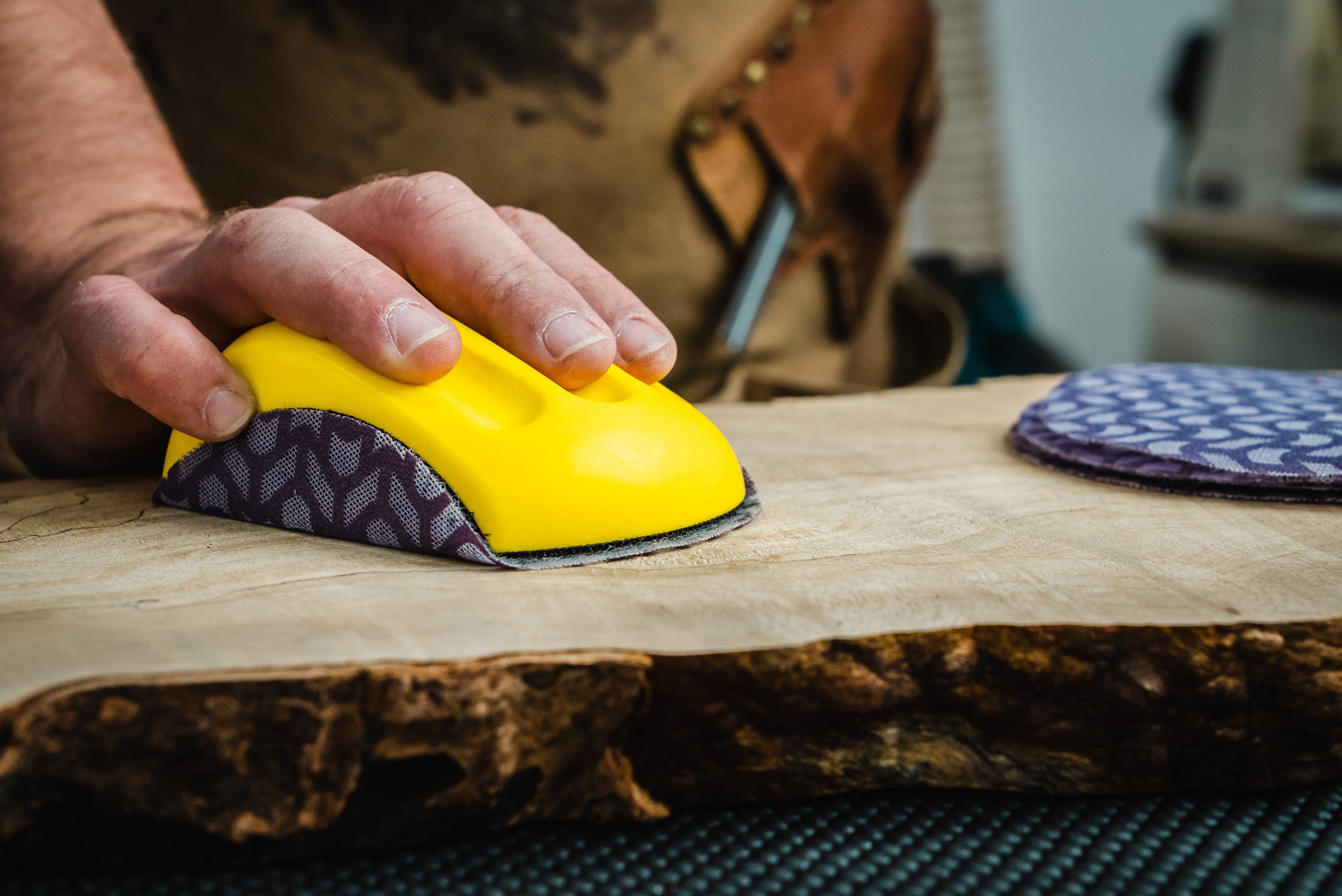 5" Hand Sanding Disc Pad with Velcro