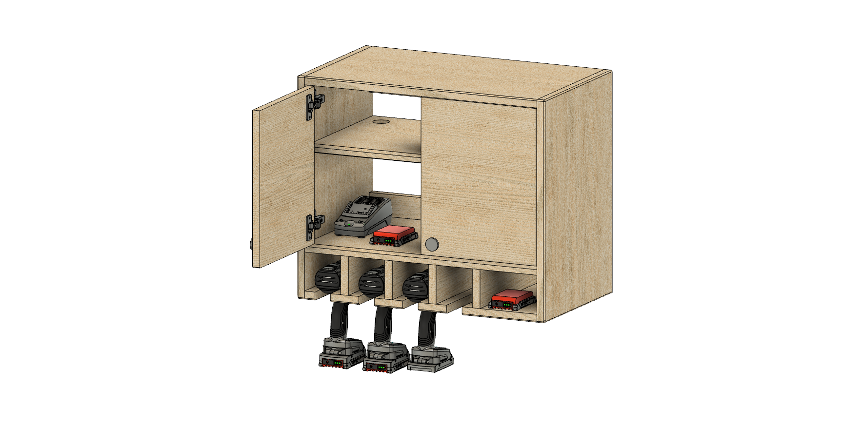 French Cleat Drill Charging Station Build Plans