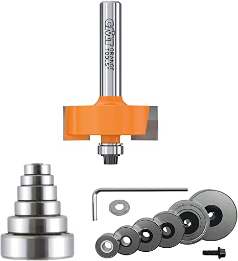 CMT Orange Rabbeting Set - 1/4-Inch Shank