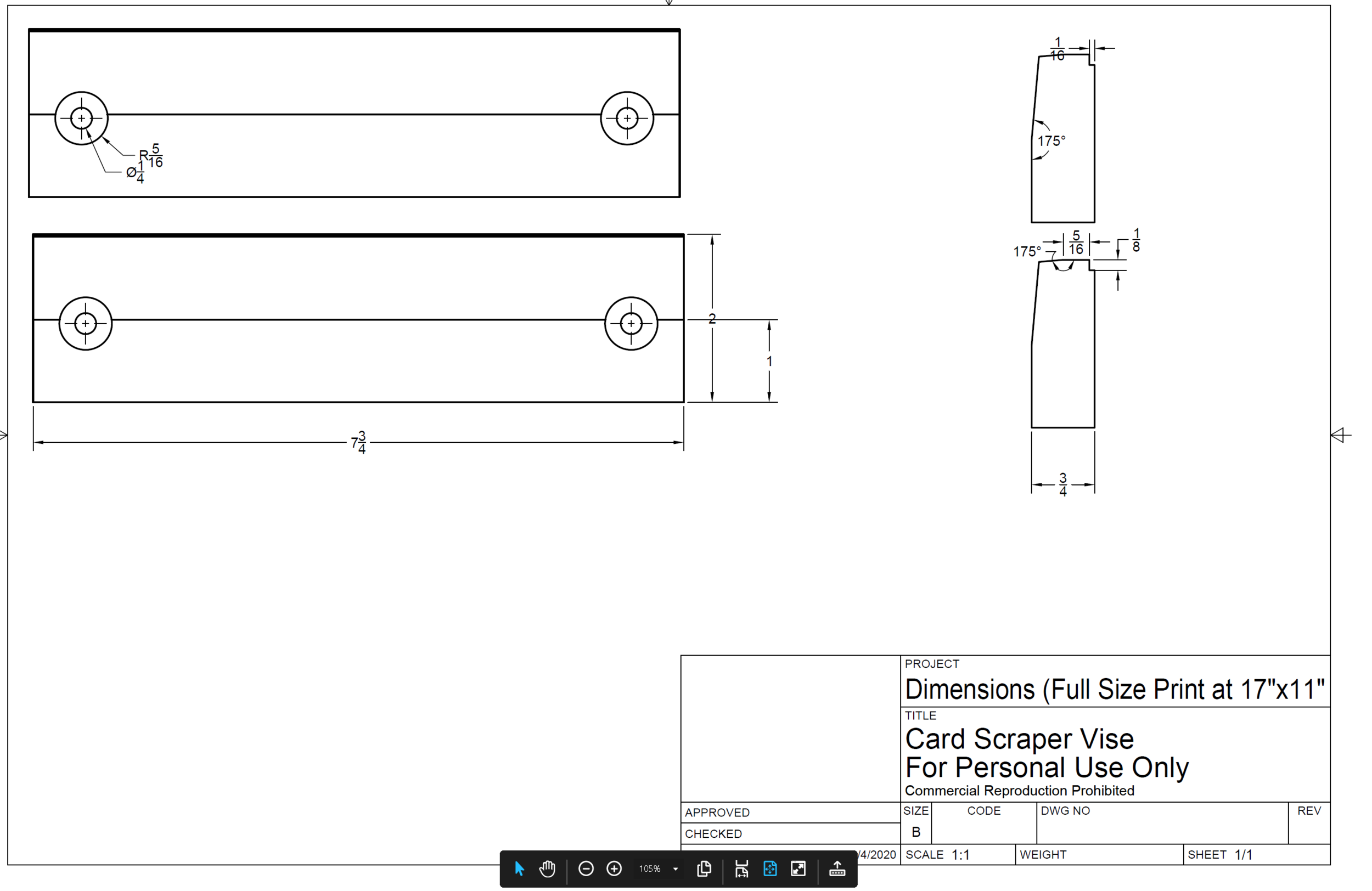 Card Scraper Vise and Honing Guide Free Plans