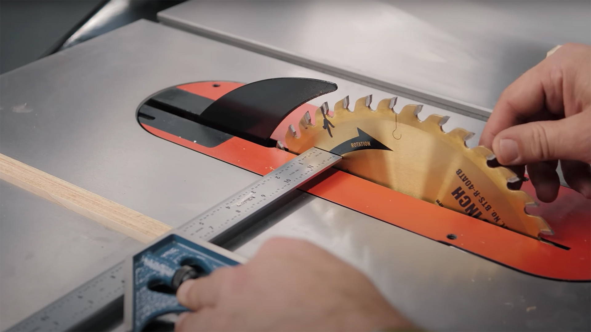 Quick Tip: Checking Table Saw Blade Alignment | Katz-Moses Tools