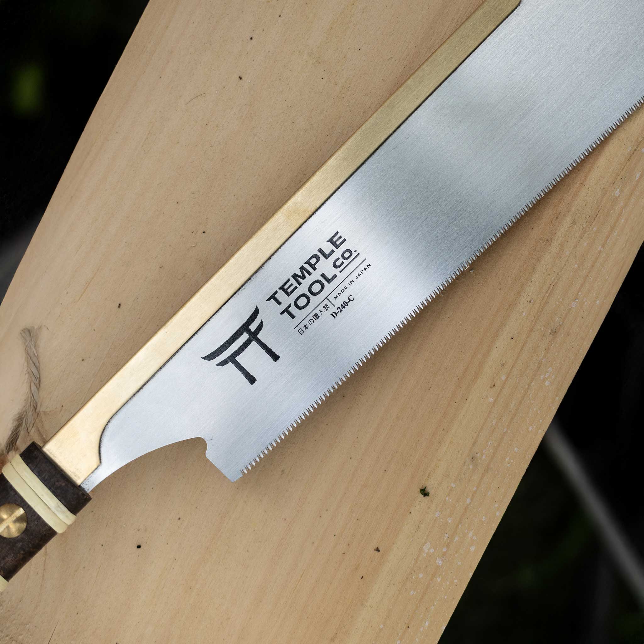 Dozuki Pull Saw Crosscut 240mm | Fine Japanese Back Saw | Temple Tools