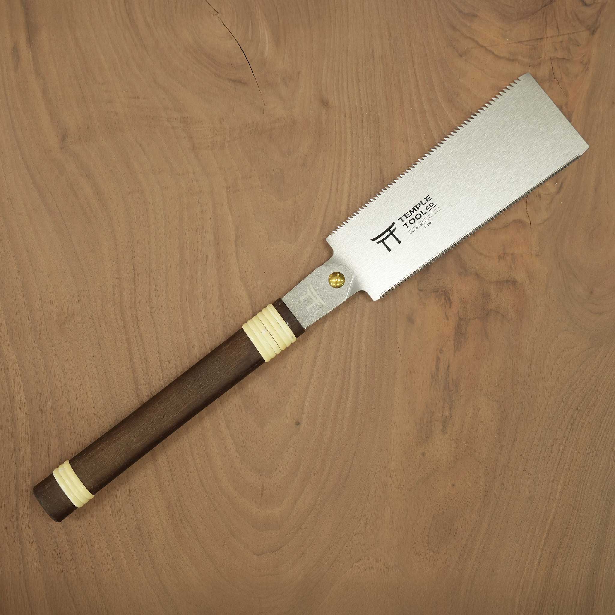 Ryoba Pull Saw 180mm | Small Double Edge Japanese Saw | Temple Tools