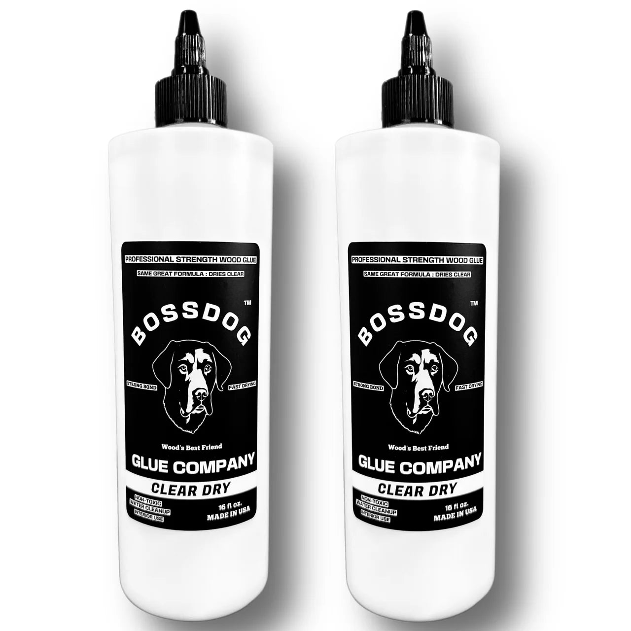 Bossdog 16 fl oz Double Dog Deal Bundle (Clear Dry)