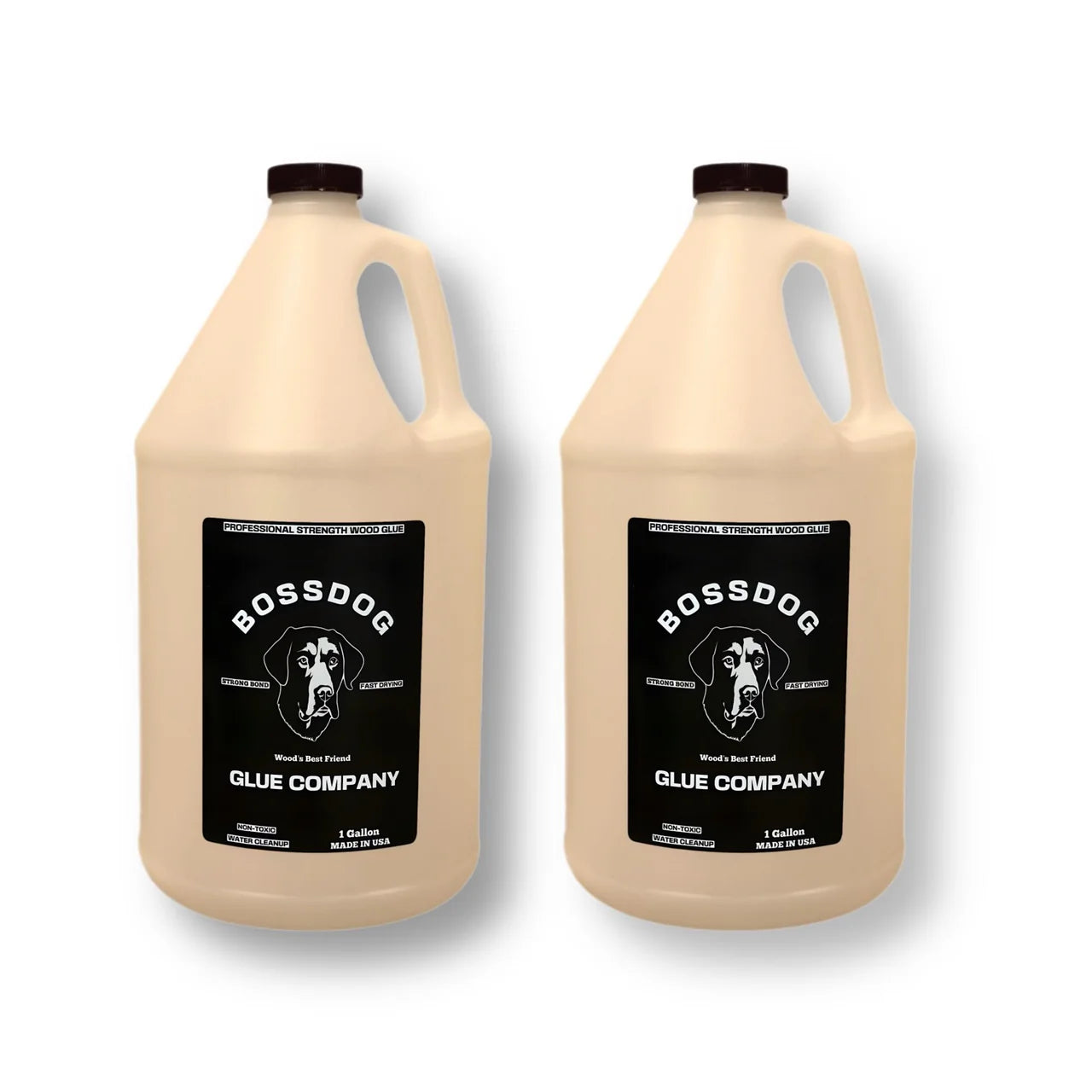 Bossdog 1 Gallon Double Dog Deal Bundle (Tan)