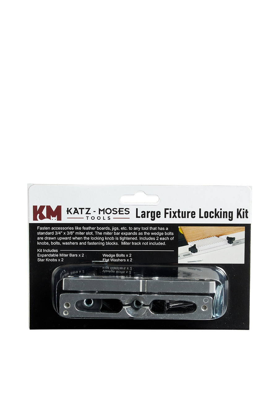 Miter Slot Hardware Kit for Jigs