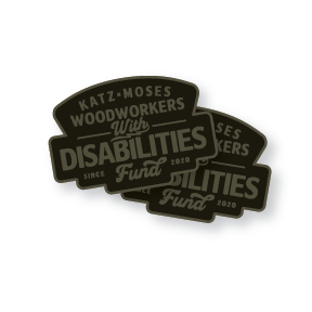 Black and Olive KMWDF Fundraiser Sticker
