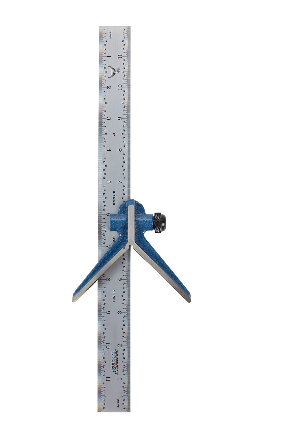 PEC 12" 4R 4-Piece Combination Square w/ Reversible Protractor