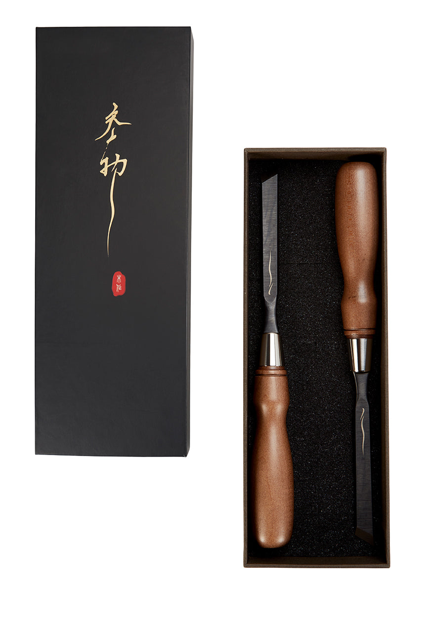 Zen-Wu Y-2 Skew Chisels (Left and Right Pair)