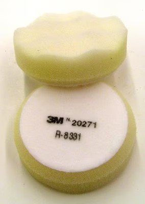 3M™ Finesse-it™ Foam Buffing Pad, 28401, 5-1/4 in, White Open CeII Foam