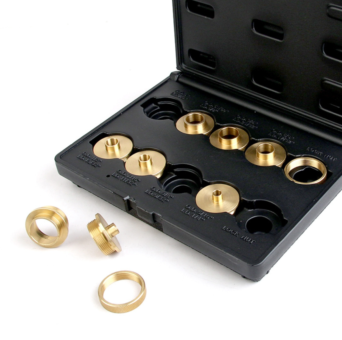 Brass Router Guide Bushings for Template Work