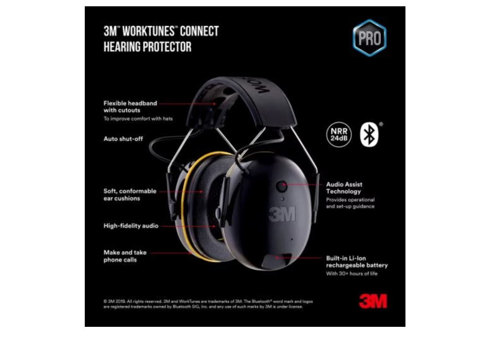 3M WorkTunes™ Connect Wireless Hearing Protector