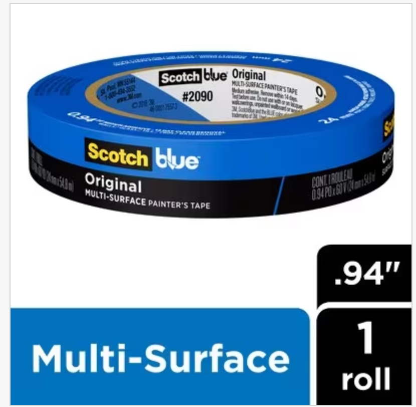 ScotchBlue™ Original Painter's Tape (Multiple Widths)