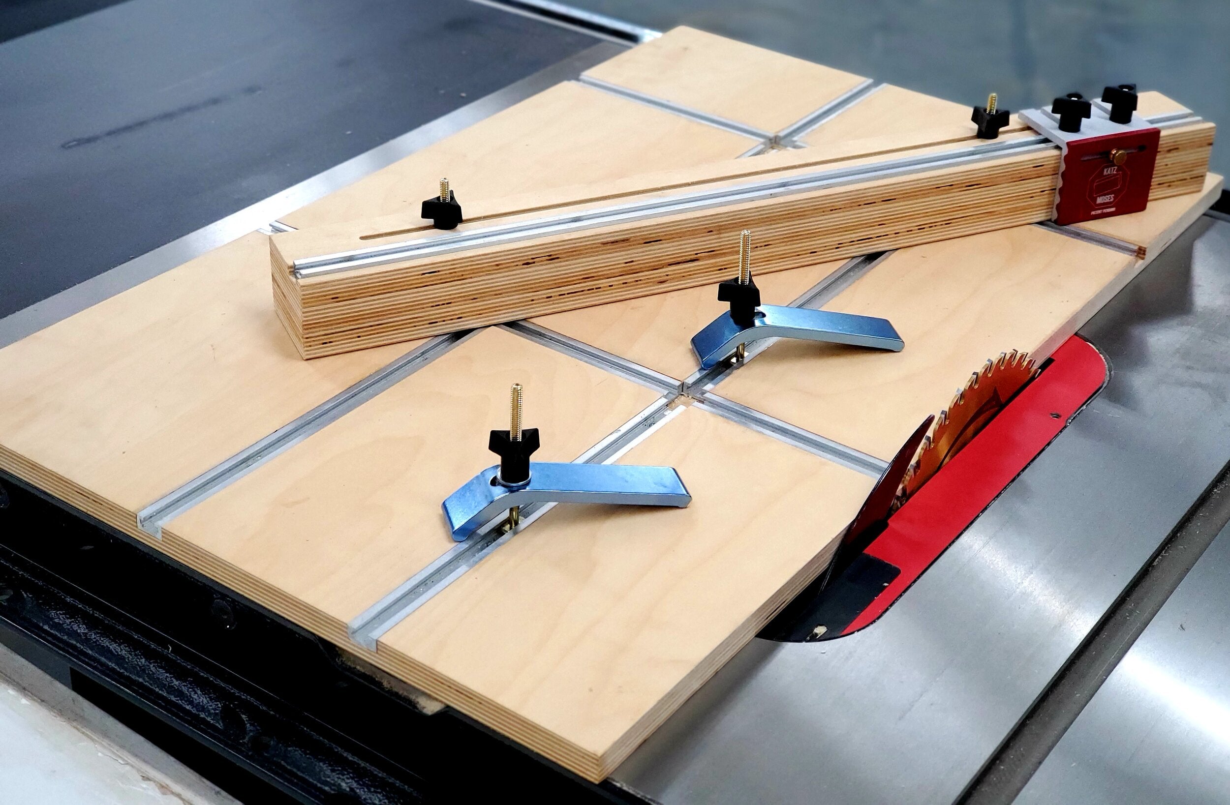 Katz-Moses Multi Table Saw Sled FREE PLANS