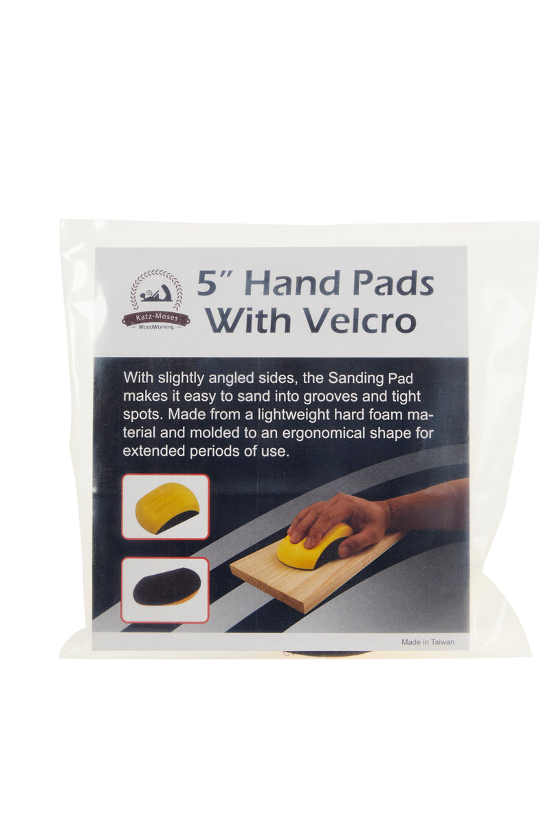 5" Hand Sanding Disc Pad with Velcro
