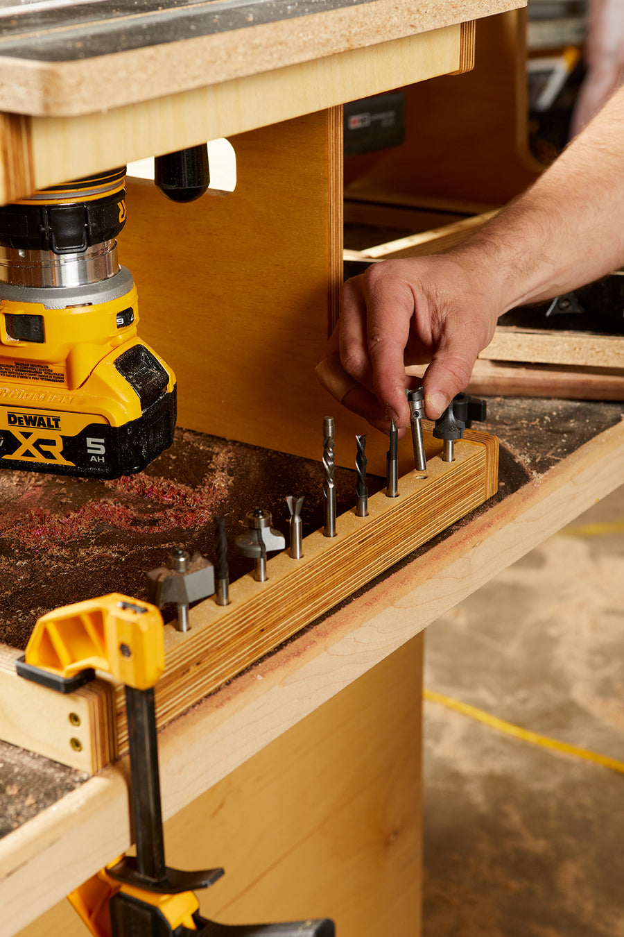 3X3 Custom 6-in-1 Universal Trim Router Jig + KM Tools Benchtop Router