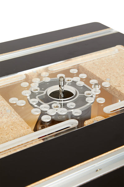 3X3 Custom 6-in-1 Universal Trim Router Jig + KM Tools Benchtop Router