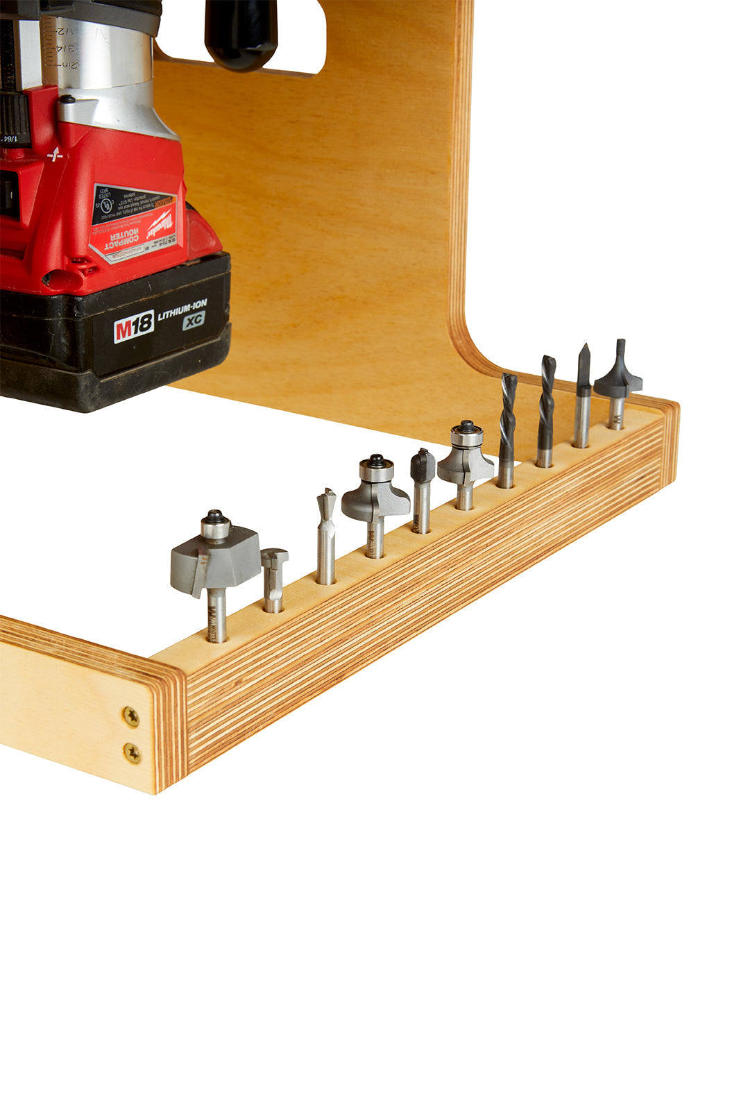 Dovetail jig store for router table