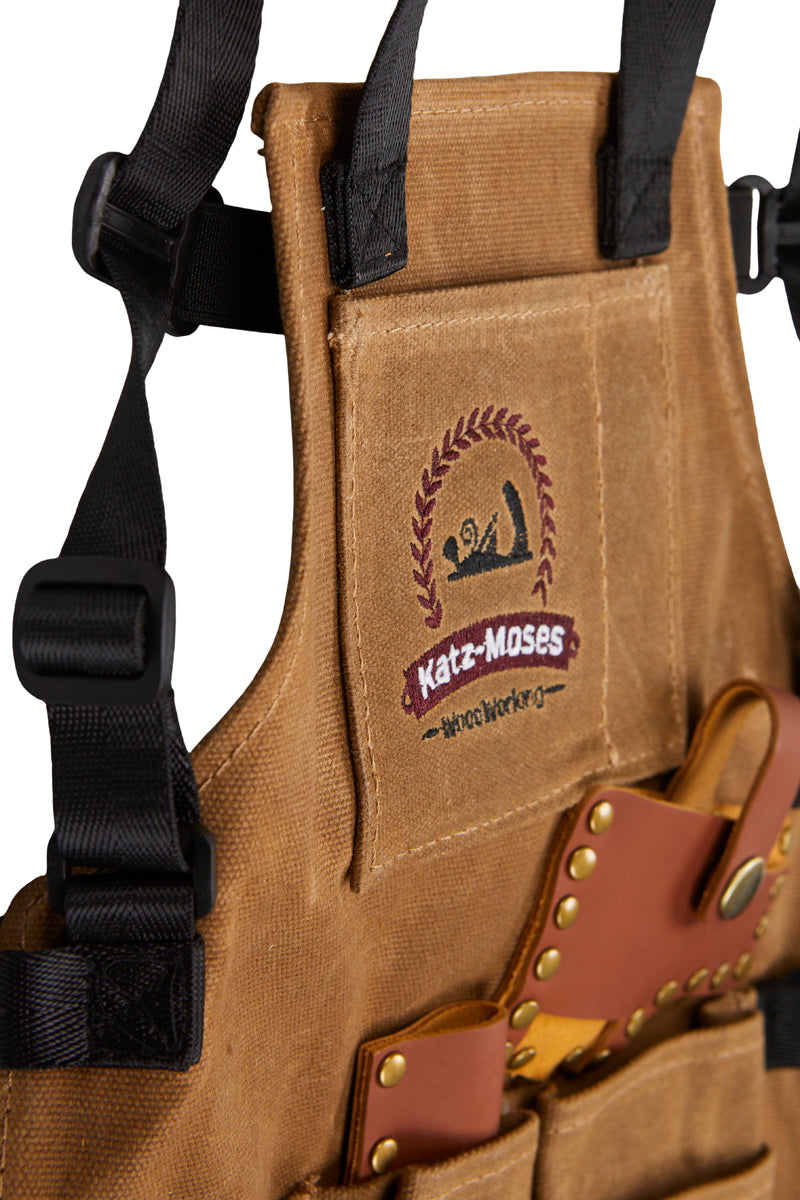 The Katz-Moses 20oz Waxed Canvas Tool Apron (CHILD/KID SIZE up to age 9)