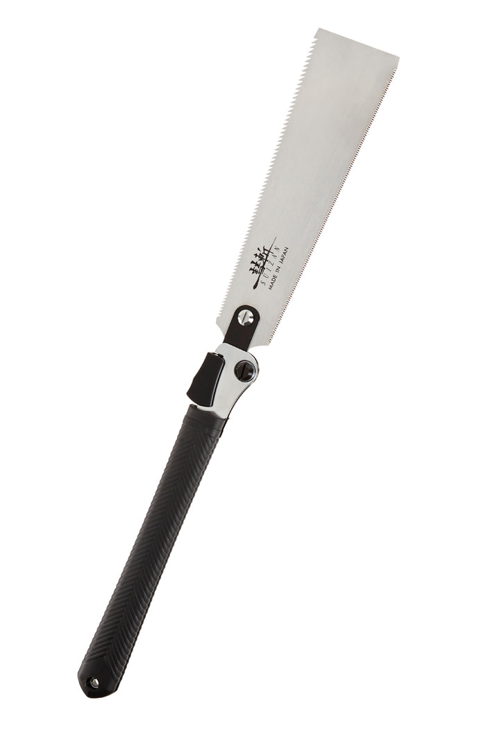 SUIZAN Japanese Folding RYOBA Pull Saw Inch Double Edge Hand Saw, 9.5