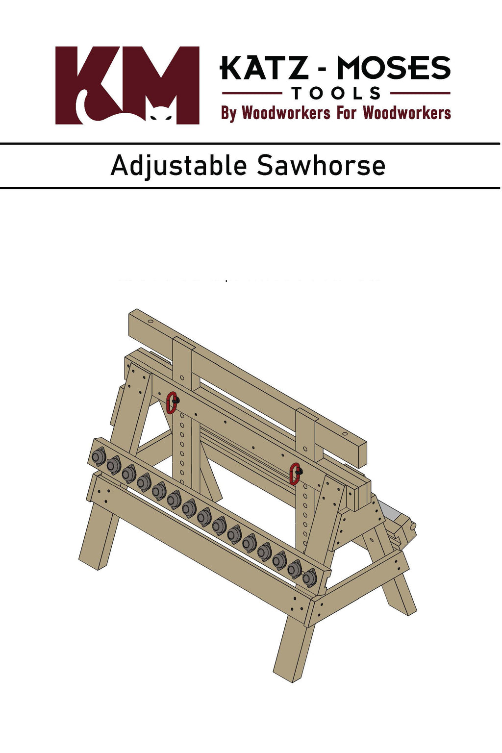 ULTIMATE Adjustable Sawhorse