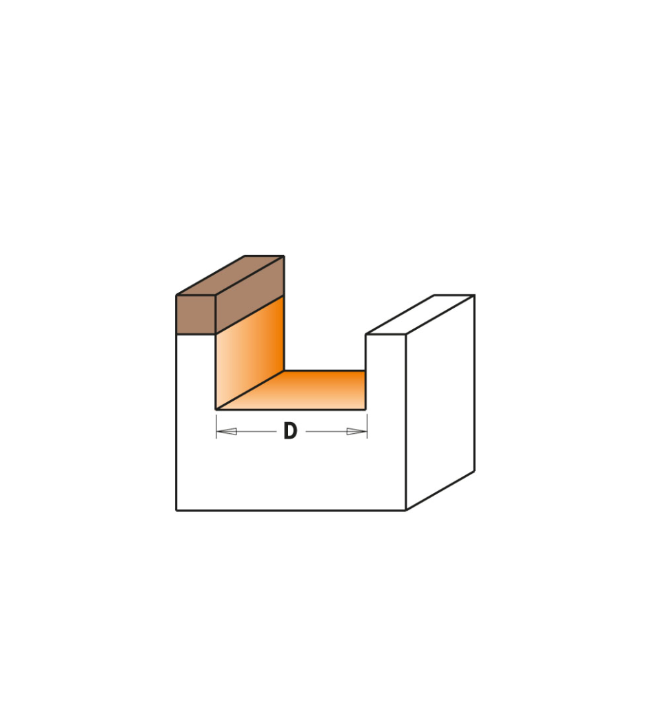 CMT Orange Tools Dado & Planer Bit with Bearing