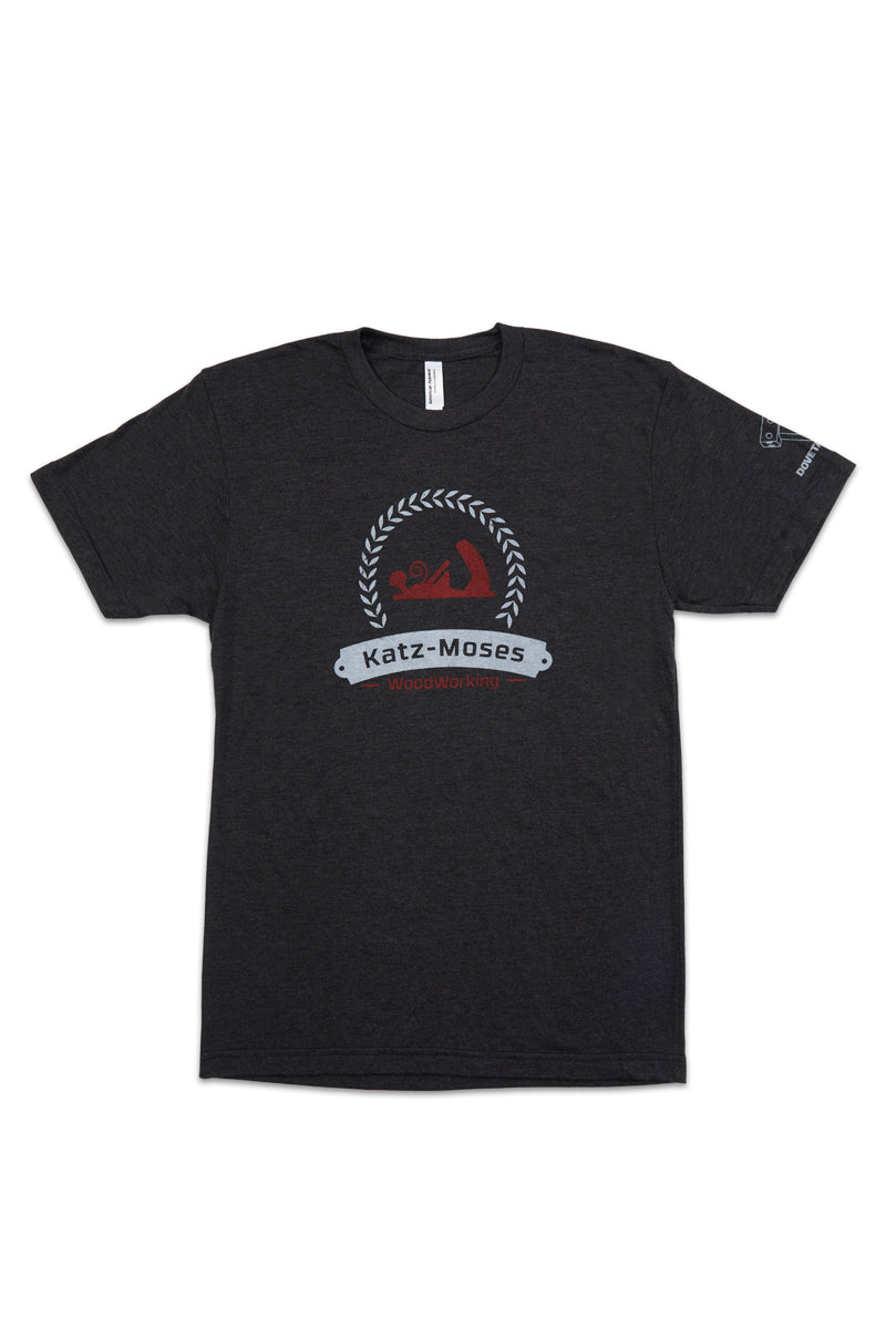 Katz-Moses Logo and Dovetail Jig T-Shirts - Tri-Black