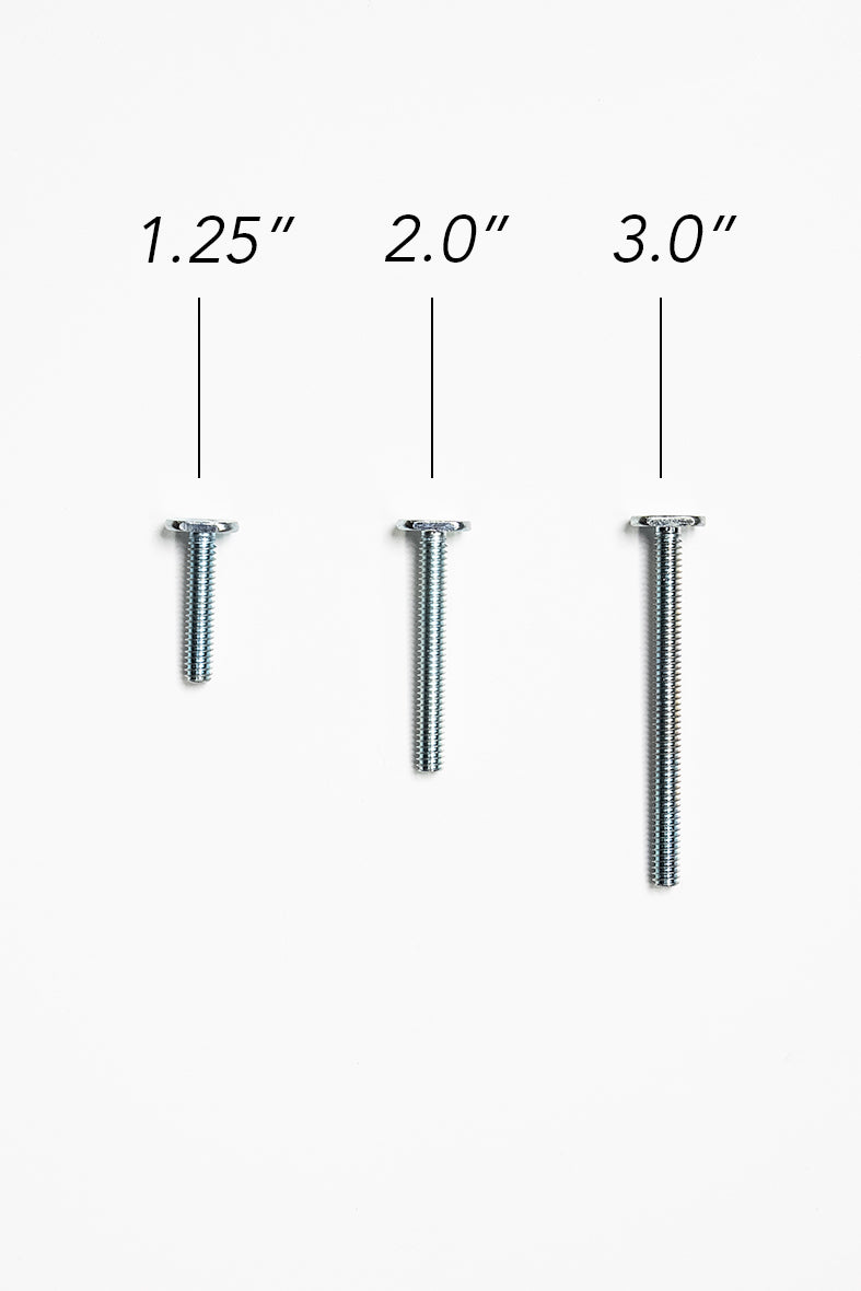 10 Pack T-Bolts 1/4"-20 Threads (Various Lengths 1.25" - 3")