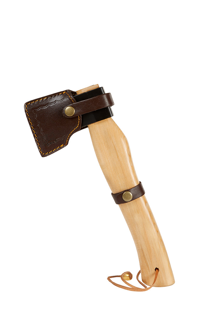 J2 Steel Powder Coated Splitting Hatchet with Leather Cover