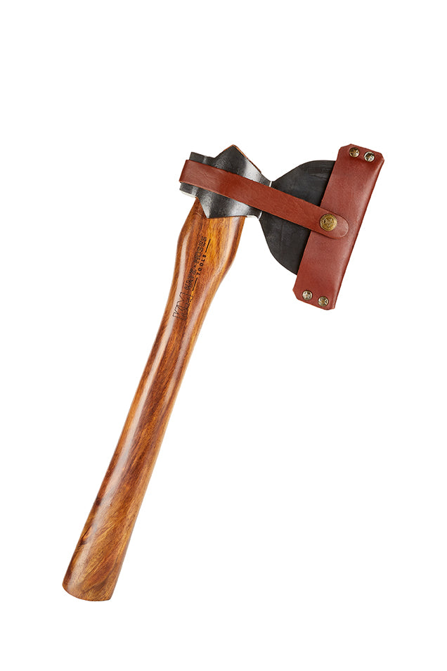 Single Bevel Hatchet with Leather Cover