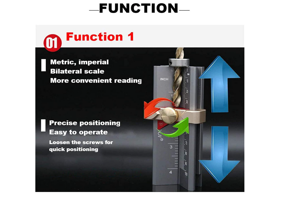 Drill bit depth guide