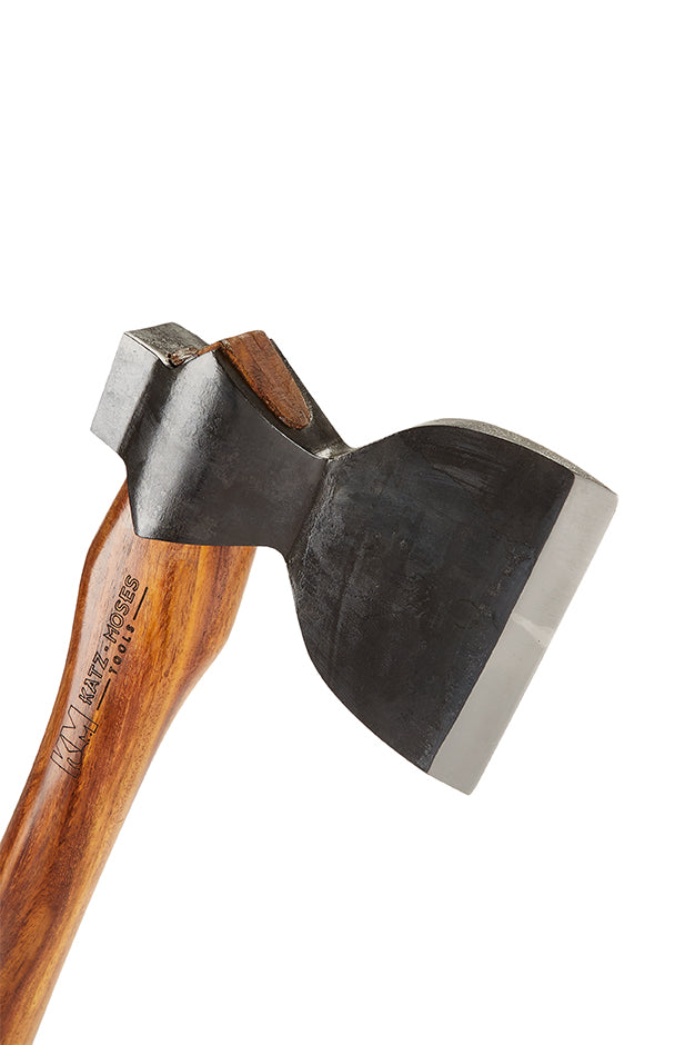 Single Bevel Hatchet with Leather Cover