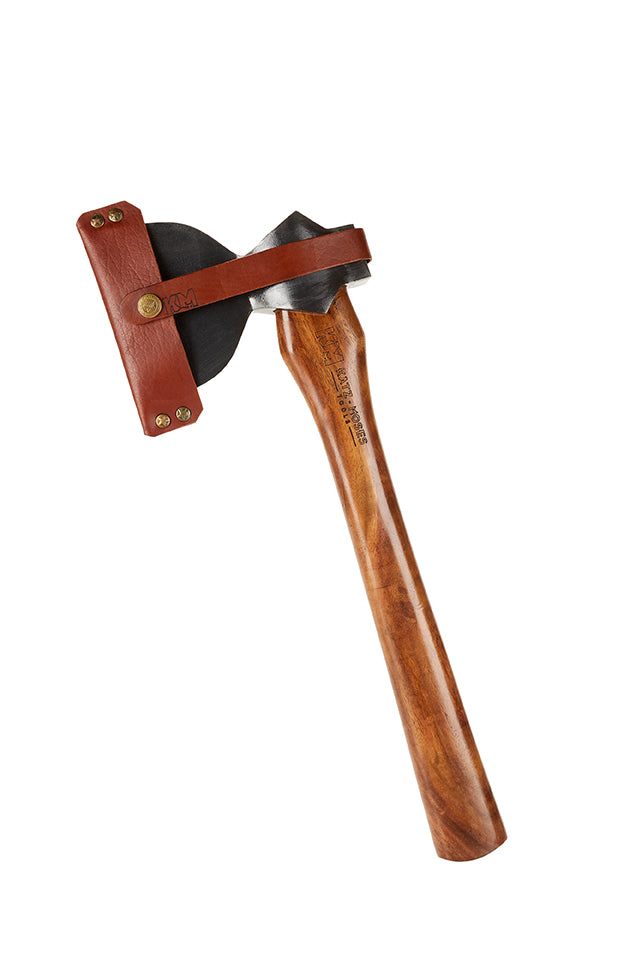 Single Bevel Hatchet with Leather Cover