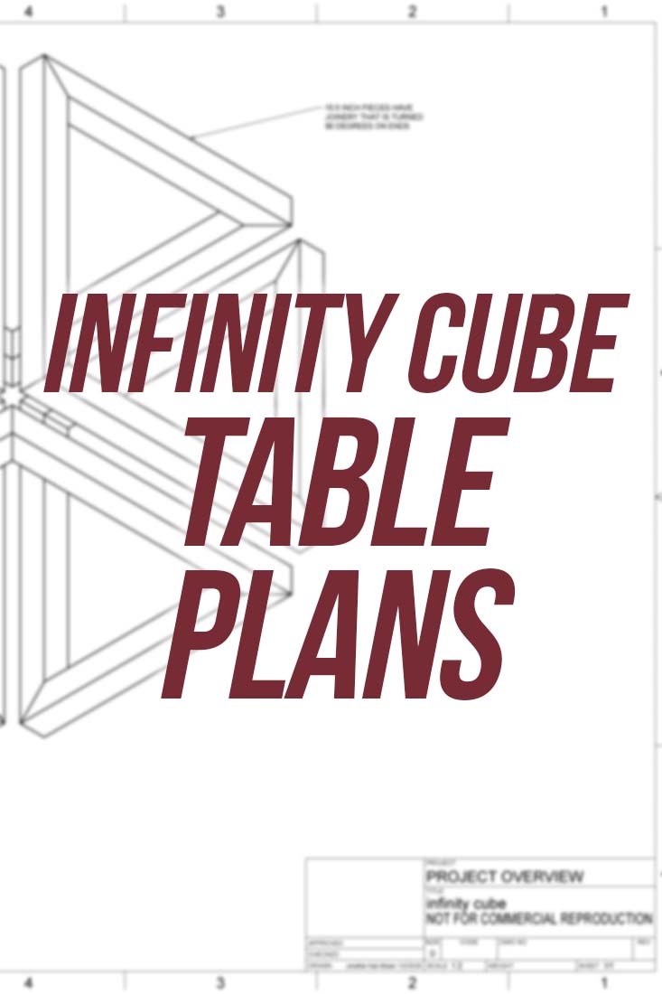 Infinity Cube Table Free Plans