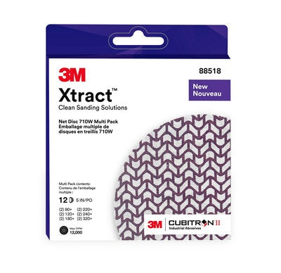 3M Xtract™ Cubitron™ II Net Disc 710W 12PC Sample Pack